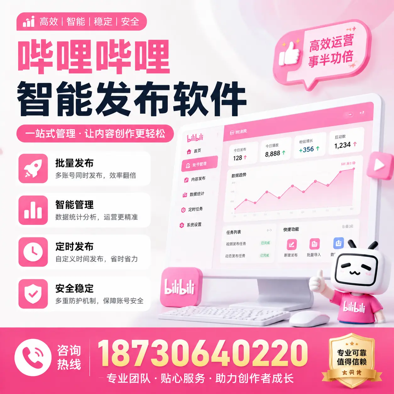 如何评估哔哩哔哩智能发布软件的ROI？安康 企业必读